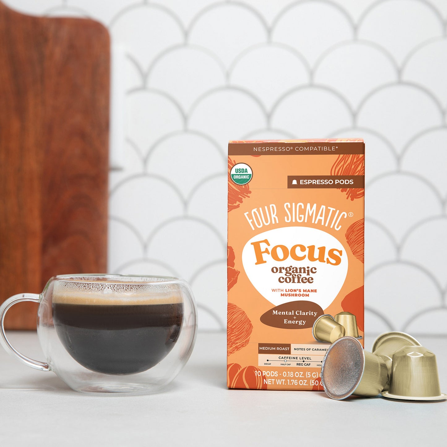 focus-medium-roast-espresso-pods-10ct-e8 Focus-medium-espresso-pod-lifestyle-1.jpg