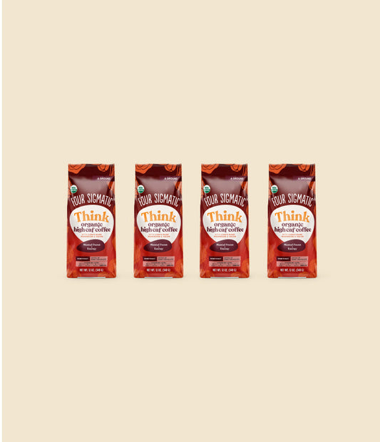 think-ground-hi-caf-coffee-with-lion-s-mane-and-yacon-e5 ThinkGroundHi-Caf4Pack.jpg